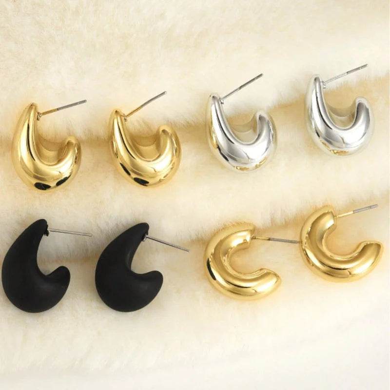 Brincos Gota Conjunto com 4 pares
